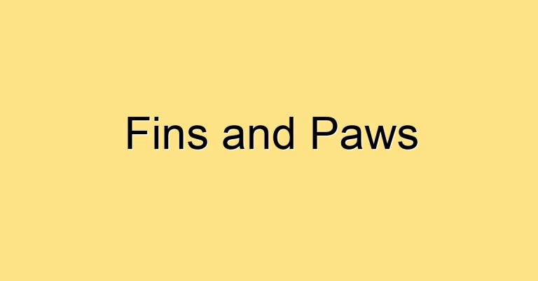 Fins and Paws @ Win 5