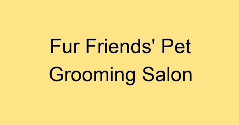Fur Friends’ Pet Grooming Salon @ 926 Yishun