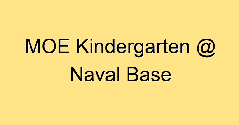 MOE Kindergarten @ Naval Base