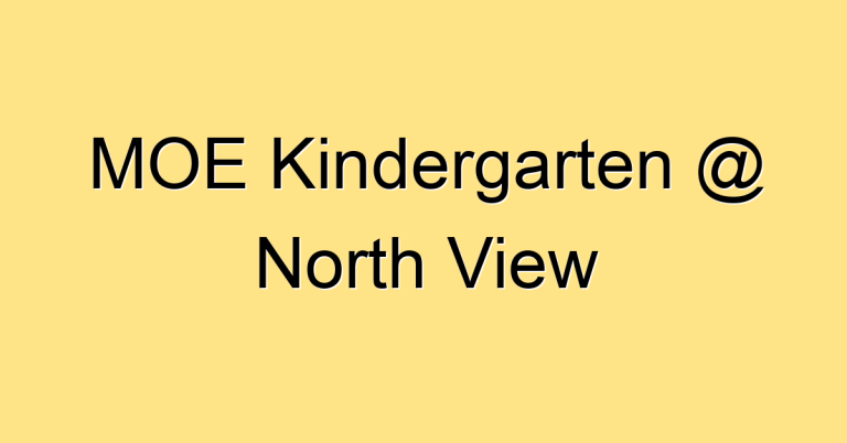 MOE Kindergarten @ North View