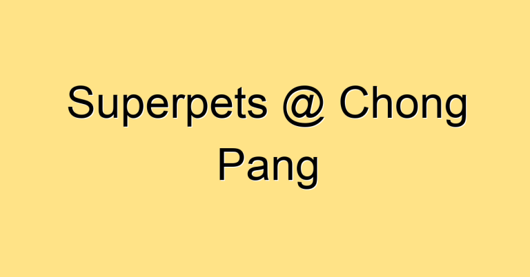 Superpets @ 101 Yishun