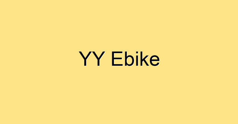 YY Ebike @ 103 Yishun