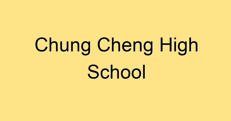 Chung Cheng High School