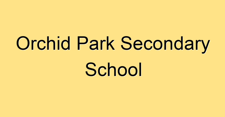 Orchid Park Secondary School