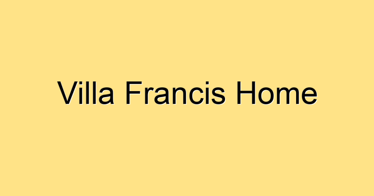Villa Francis Home