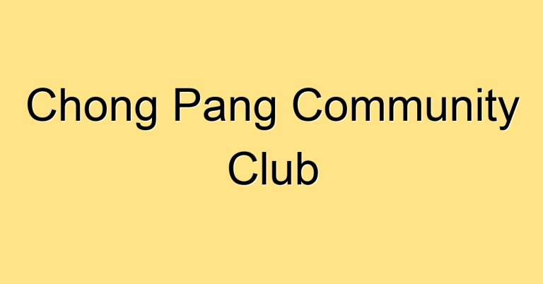 Chong Pang Community Club