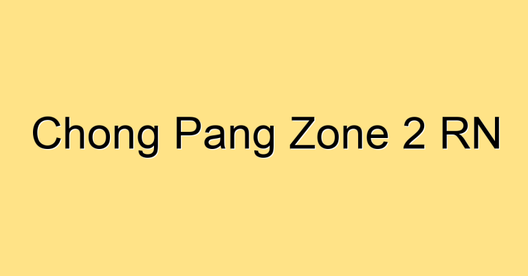 Chong Pang Zone 2 RN