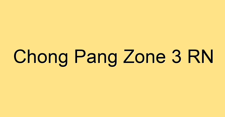 Chong Pang Zone 3 RN