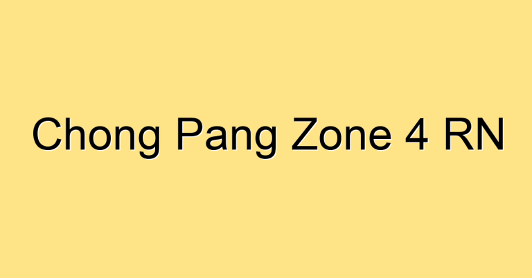 Chong Pang Zone 4 RN
