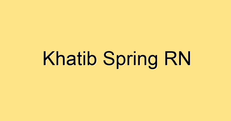 Khatib Spring RN