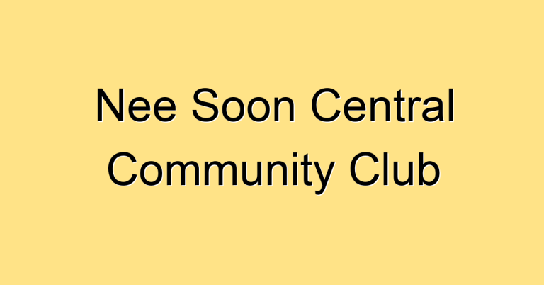 Nee Soon Central Community Club