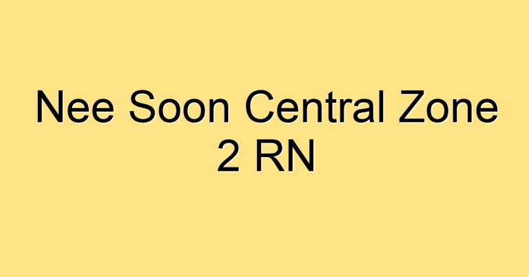 Nee Soon Central Zone 2 RN