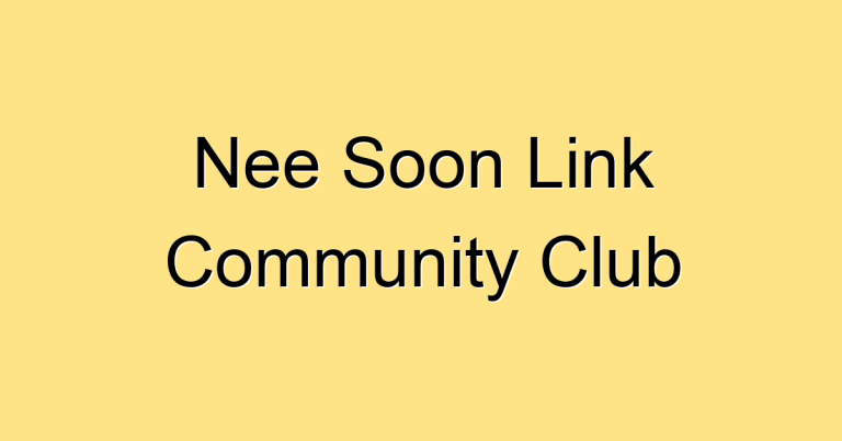 Nee Soon Link Community Club