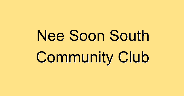 Nee Soon South Community Club